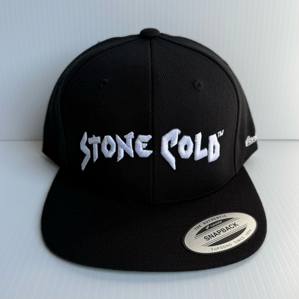 WWE Stone Cold Steve Austin Adult Unisex Contenders Clothing Snapback Hat Black